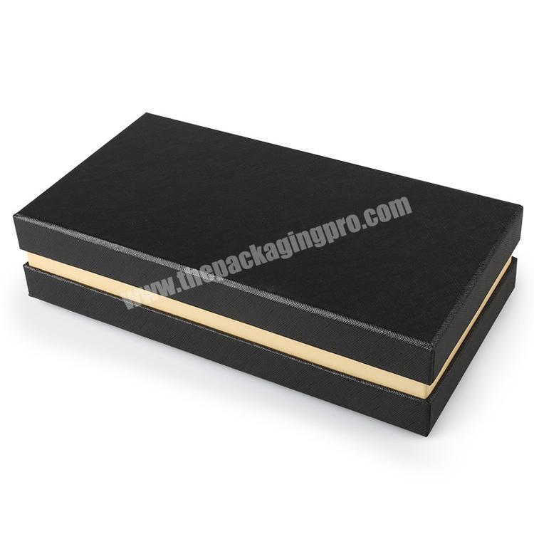 Custom Designs Matte Black Luxury Retail Garment Clothing Package T shirt Paper Packaging Boxes with Logo