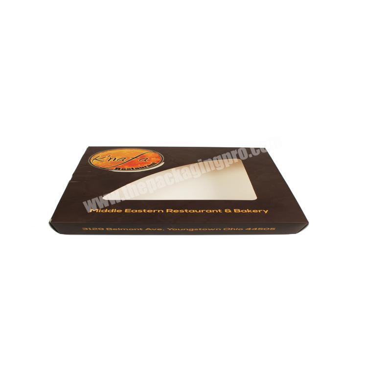 Custom Disposable Food Grade Cardboard Packaging Paper Pizza Box
