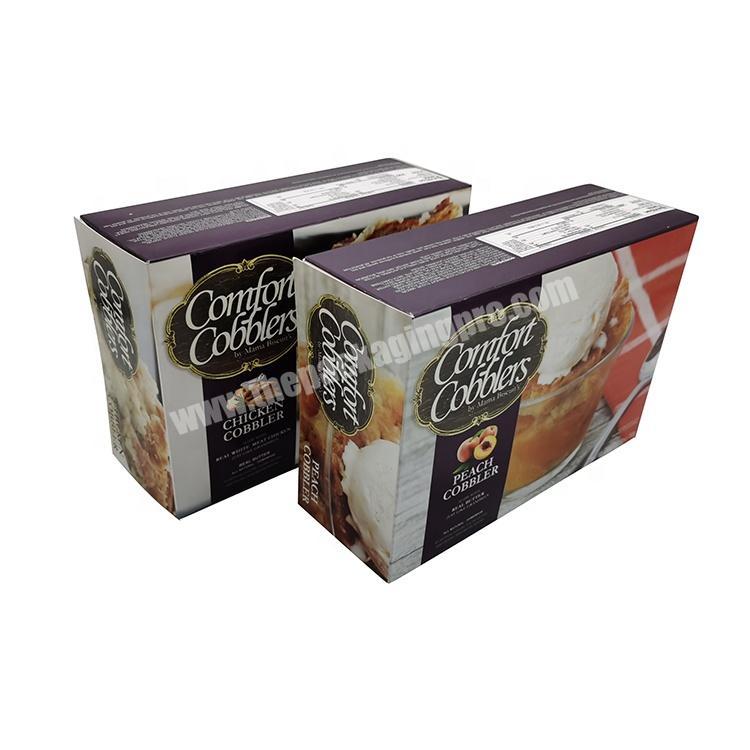 Custom E-friendly cookie packaging box paper cardboard biscuit packaging