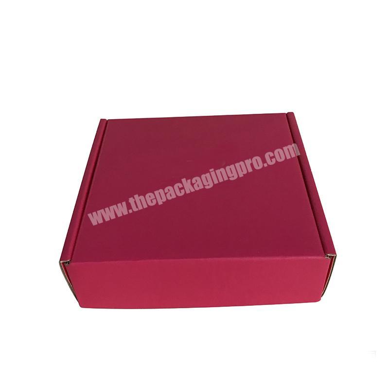Custom Gold Logo Printing Wholesale Paper Shipping Cartons Corrugated Box factory