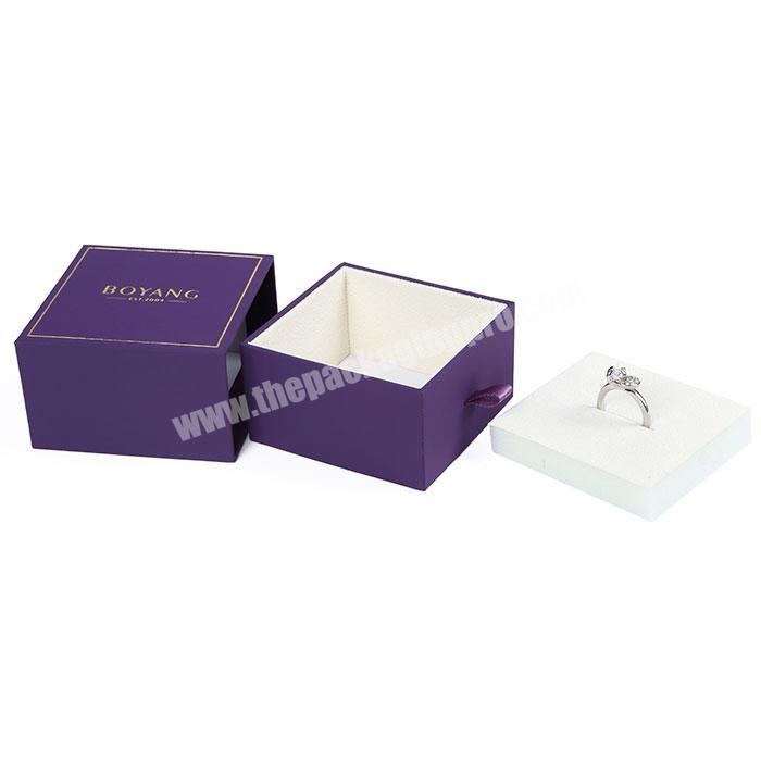 Custom Hot Sell Fashion Cardboard Storage Packaging Jewelry Paper Drawer Box