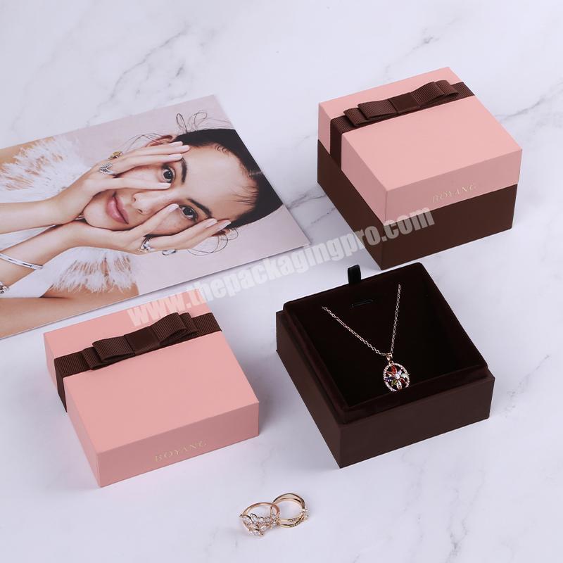 Custom Hot Sell Luxury Jewelry Storage Packaging Unique Necklace Jewelry Packaging Box