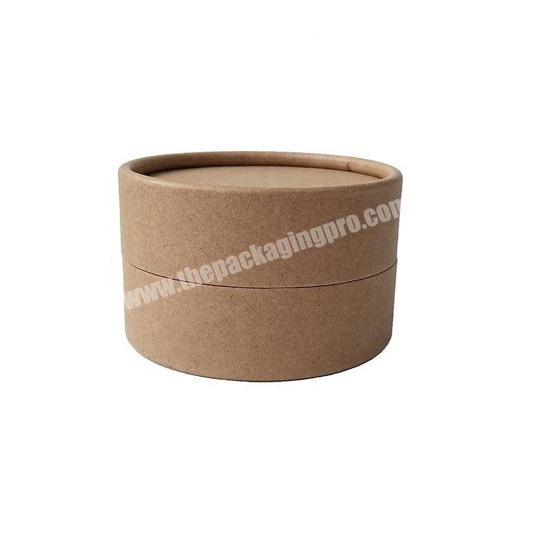 Custom Kraft Paper Cylinder Food Packaging Box Paper Tube Coffee Tea Gift Paper Tube