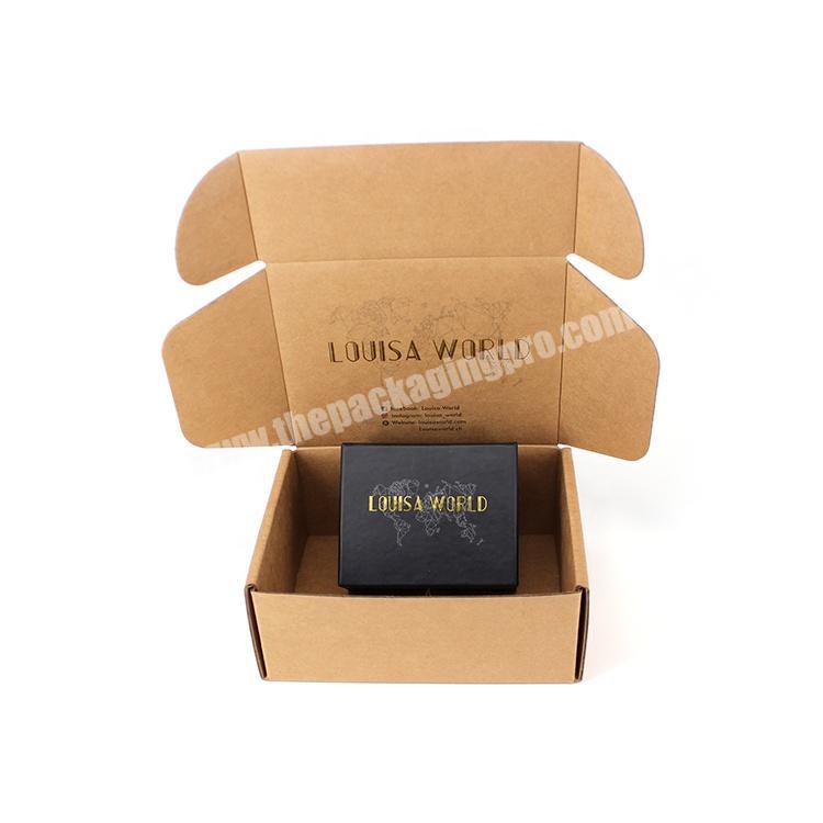 Custom Kraft Paper Mailing Corrugated Subscription Shipping Boxes for Jewelry Packaging