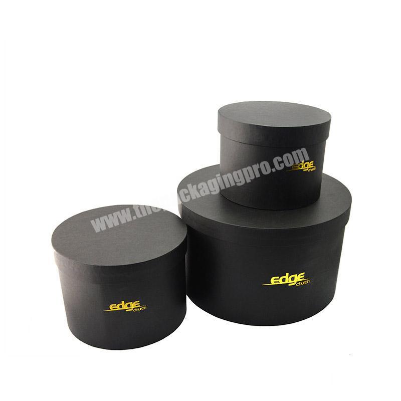 Custom Large Black Paper Tube Printed Cylinder Paper Box High Quality Round Box Paper Tube Packaging