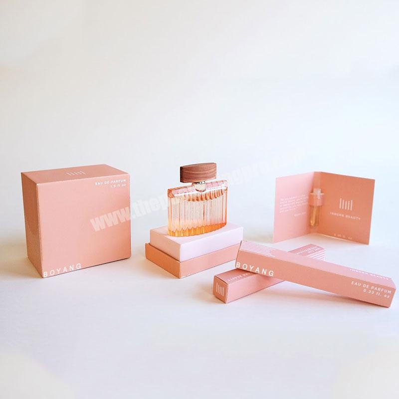 Custom Logo Cosmetic Lipstick Skincare Perfume Bottle Paper Boxes Packaging