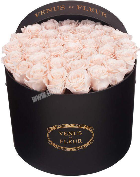 Custom Logo Luxury Flower Packaging Paper Boxes Cajas Para Flores Wedding Unique Jewelry Storage Flower Gift Box