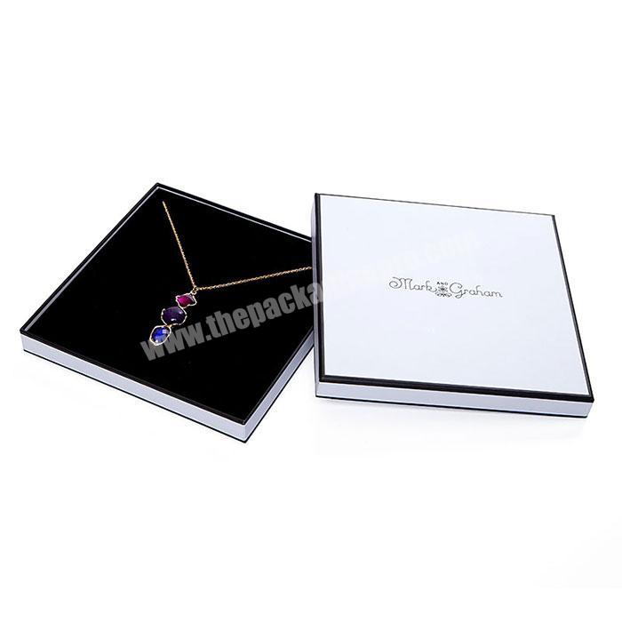 Custom Logo Luxury Paper Cardboard jewelry box for Jewelry show