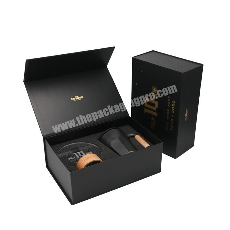 Custom Logo Luxury Paper Magnetic Gift Packaging Box for Trophy Gift Mug Packaging
