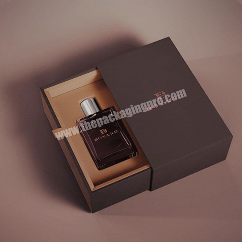 Custom Logo Luxury Paper Single Perfume Bottles Packaging Boxes Gift Small Perfume Box With Insert