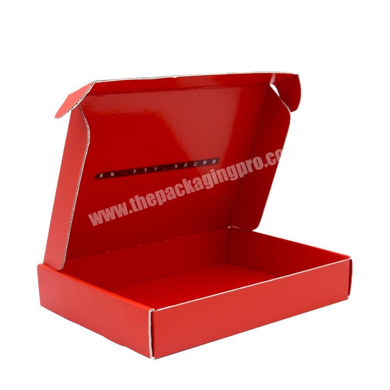 Custom Logo Luxury Printed Eco Packaging Corrugated Paper Box Cardboard Mailer Mailing Box