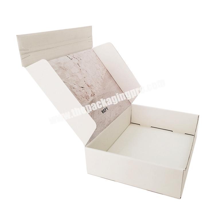 Custom printed self adhesive mailing packing shipping mailer box packaging with logo