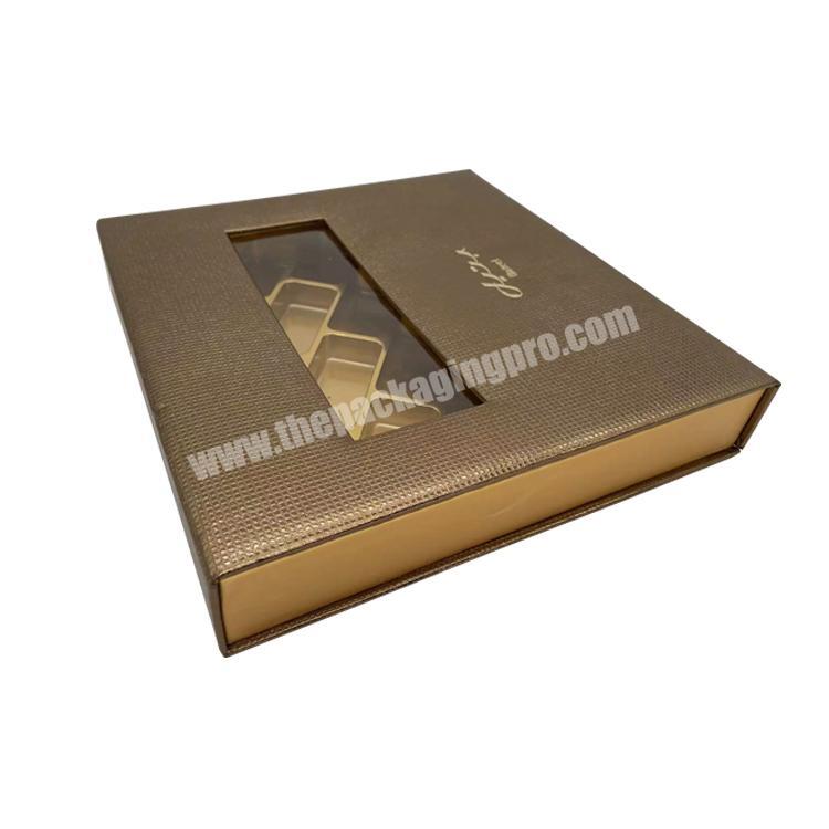 Custom Logo Premium Foldable Chocolate Packing Box Magnetic Packaging Boxes With Ribbon