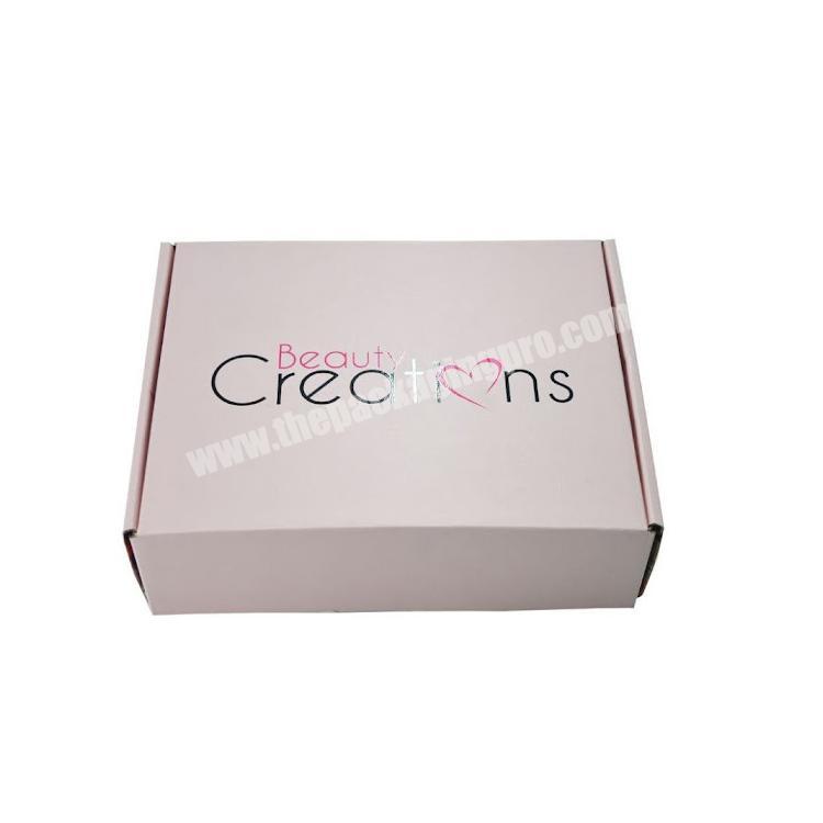 Custom Logo Printed Paper Women Underwear Package Delivery Square Colorful Underwear Mailer Shipping Box