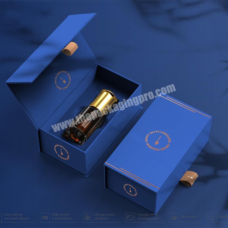 Custom Logo Sample Luxury Cosmetic Skin Care Fragrance Perfumes Bottle Rigid Paper Box For Perfume Packing