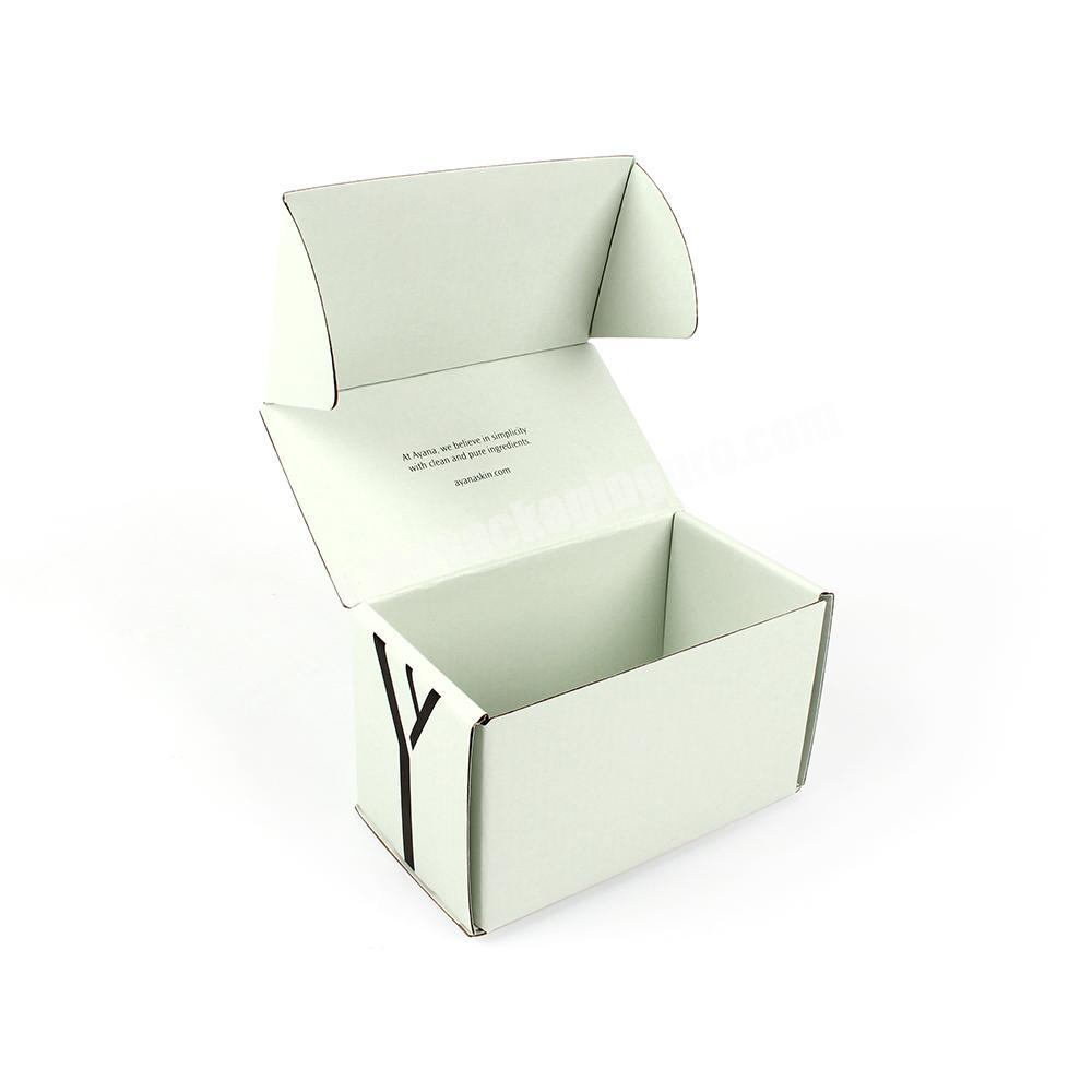 Custom Logo cardboard shipping mailer box cosmetics set mailing skincare corrugated packaging boxes