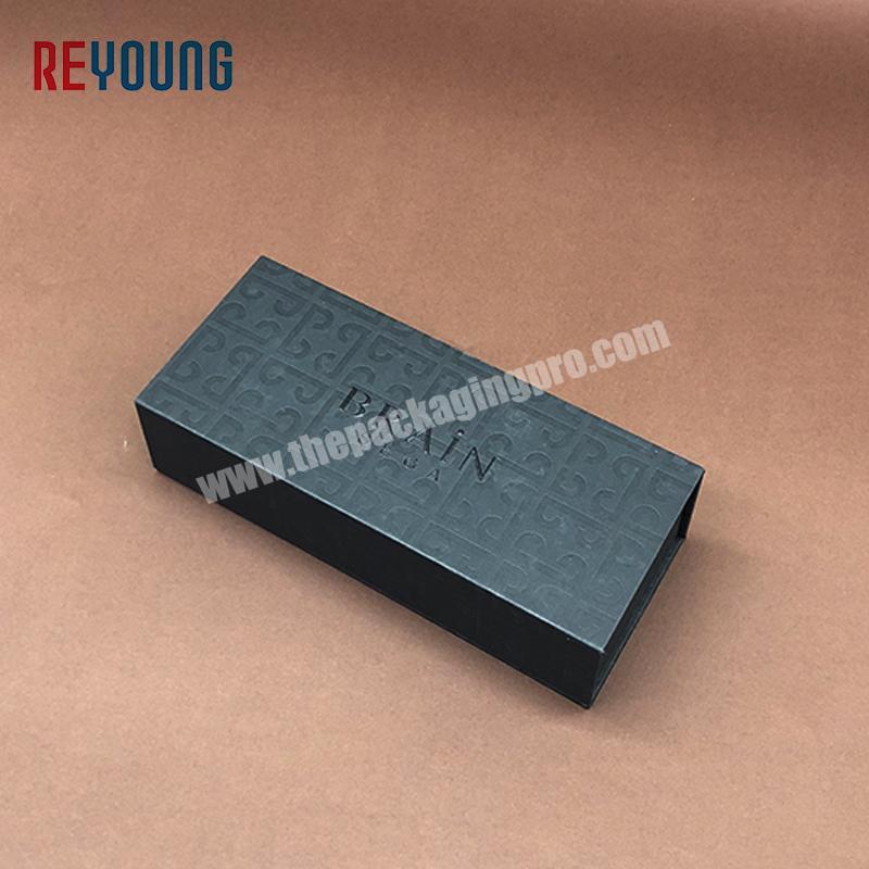 Custom Luxury Black Custom Magnet Folding Paper Luxury Small Magnetic Gift Box With Magnet Closure