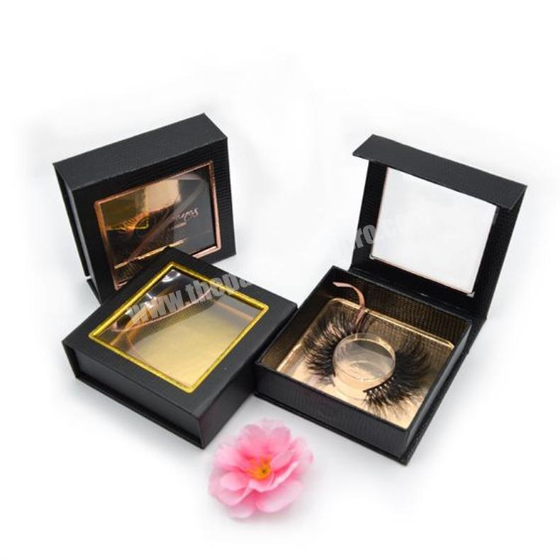 Custom Luxury Empty Paper Magnetic Eyelash Box Mink Lashes Packaging Wholesale Lash Vendors Lash Boxes