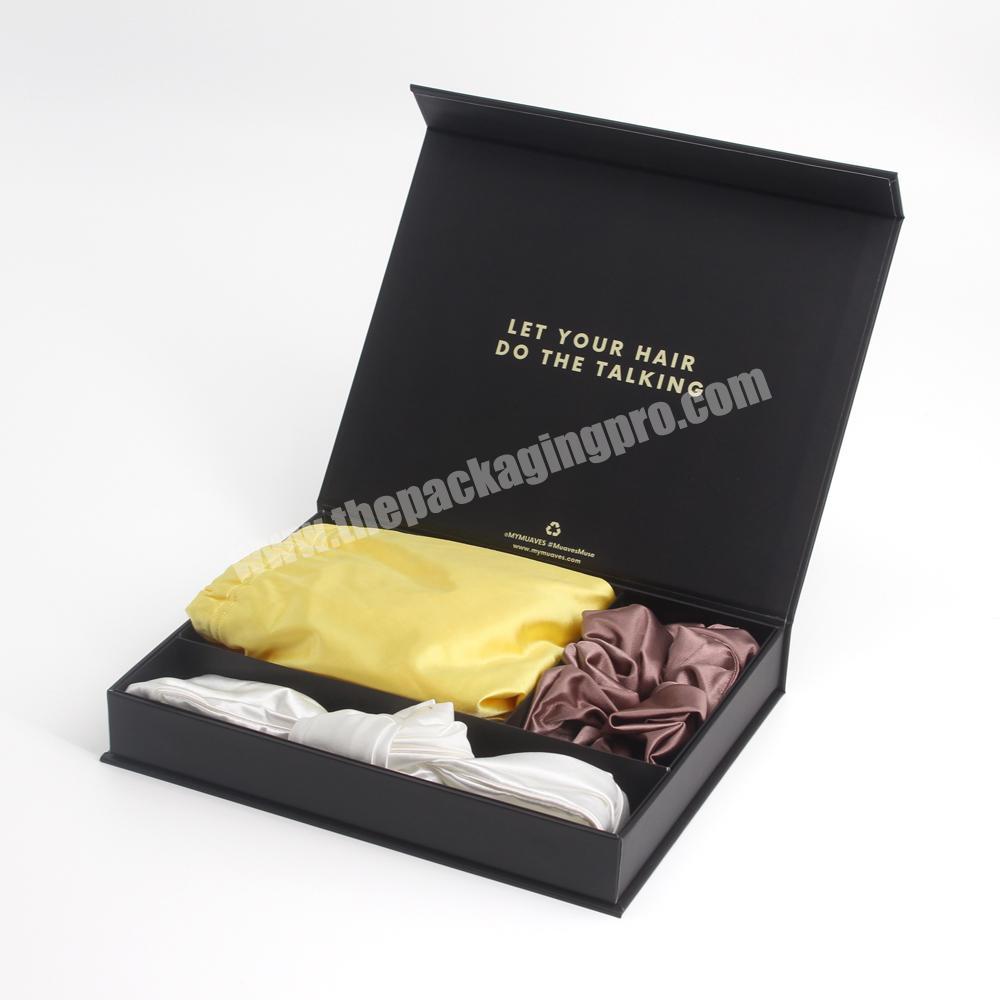 Custom Luxury Hair Accessories Scrunchie Packaging Headband Gift Box