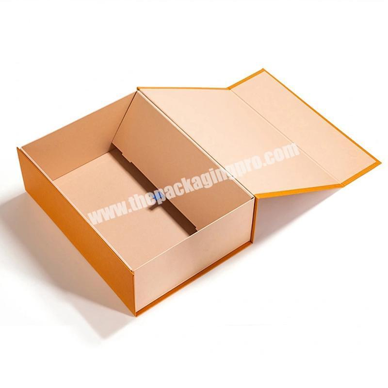 Custom Logo Rigid Paper Small Packaging Magnetic Foldable Regid Gift Box