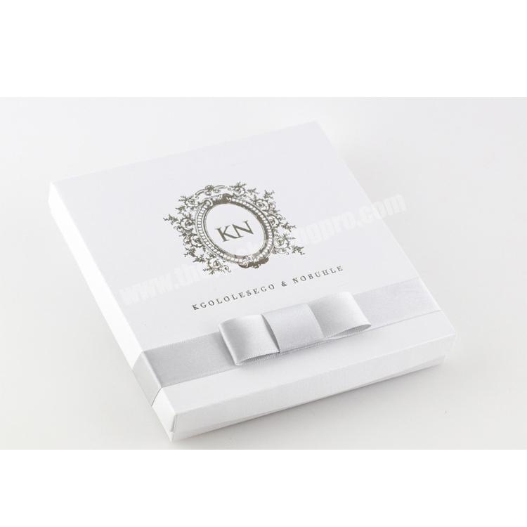 Luxury Handmade Black Mailing Box For Invitations - Luxury Wedding
