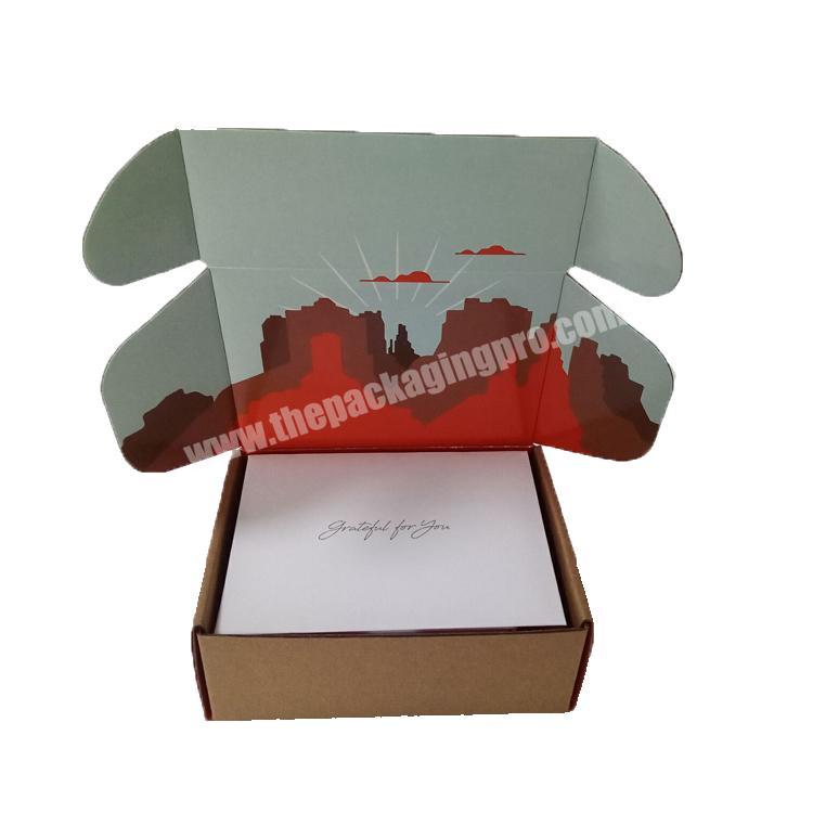 Custom Matt Mailer Shipping Box for Apparel Dress Shoes packaging
