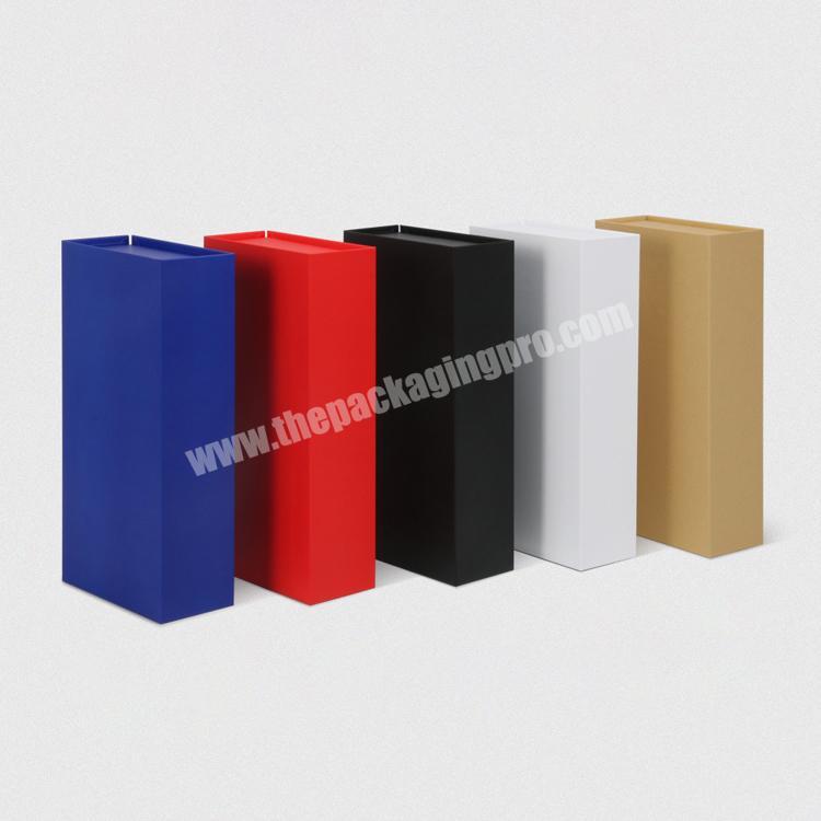 Custom Matte Red Blue Black Brown White Collapsible Gift Boxes with Magnetic Closure Sock Clothing Underwear Packaging Box