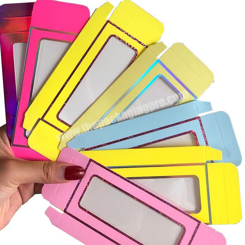 Custom Multi Color Eyelash Packaging Box Eyelash Storage Box