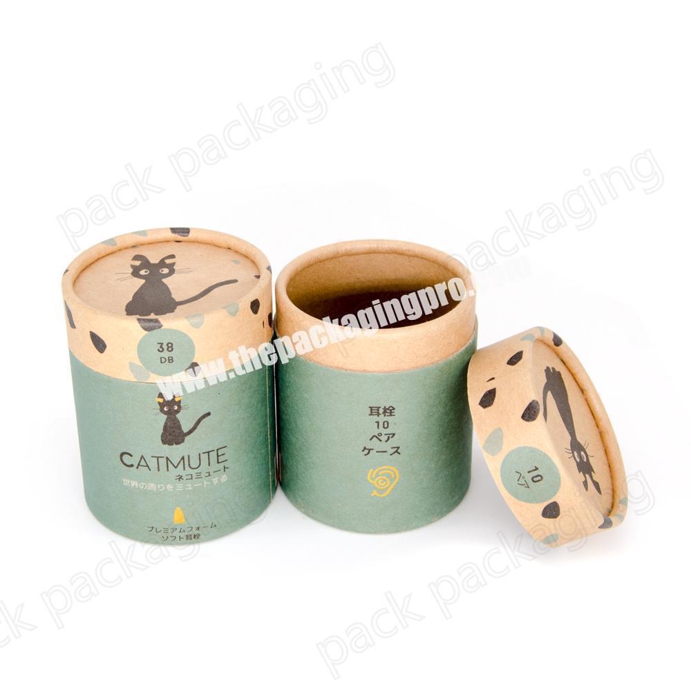 Factory Directly Custom Printing Kraft Paper Tube For Christmas Holiday Chocolate Cookie Candy Gift Packaging Box