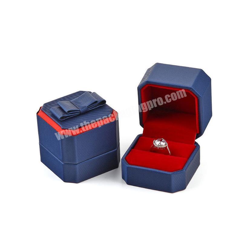 Custom Organizer Travel Velvet Leather Jewelry Box Earring Bracelet Necklace Ring Box Jewelry Packaging Box
