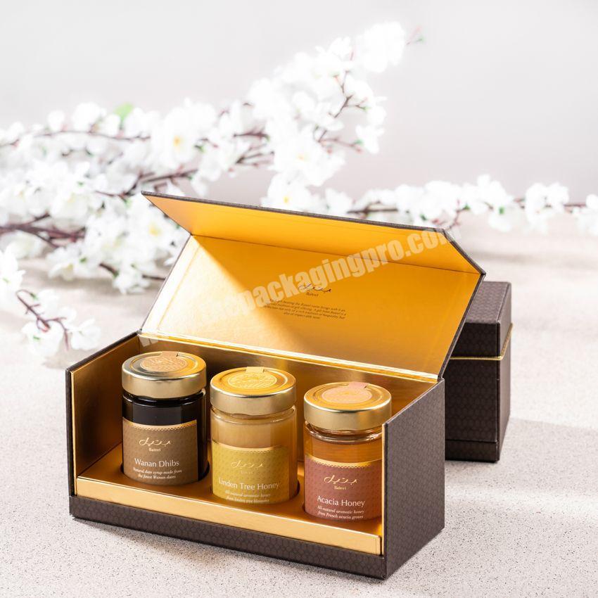 Custom Paper Packing Miel Honey Jar Gift Box Packaging Honey Packaging Box