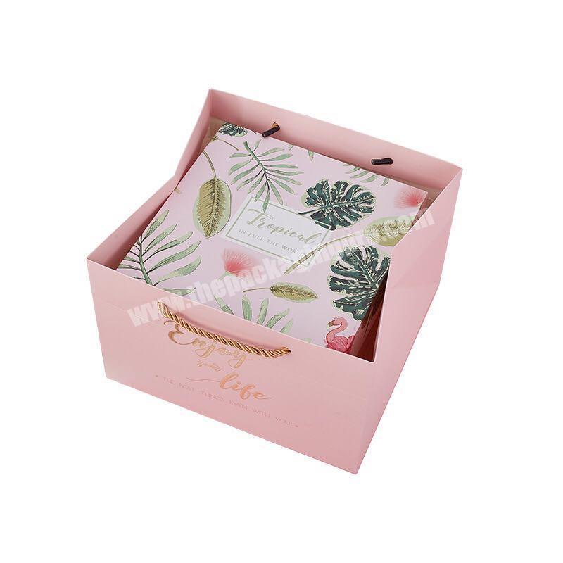 Custom Paper board Paper Double Layer Gift Box with Double Opening