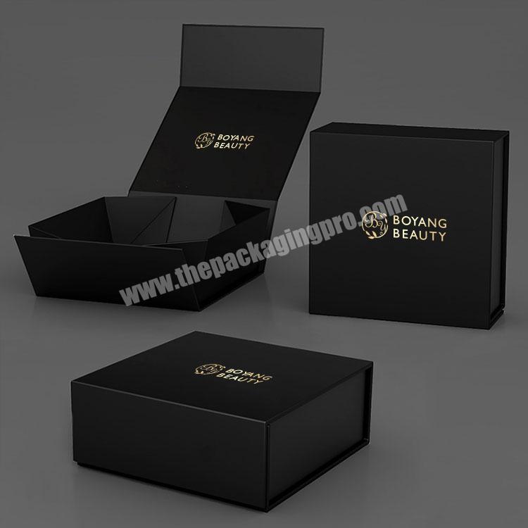 Custom Printed Luxury Paper Cardboard Folding Boxes Design Your Logo Packaging Magnetic Gift Box