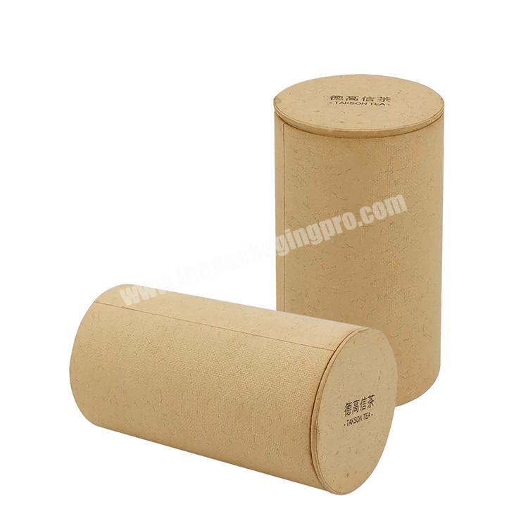 Custom Printed Paper Tube  Hard Heavy Duty  Cardboard Tubes for Tea Cardboard Tubes with Lids factory