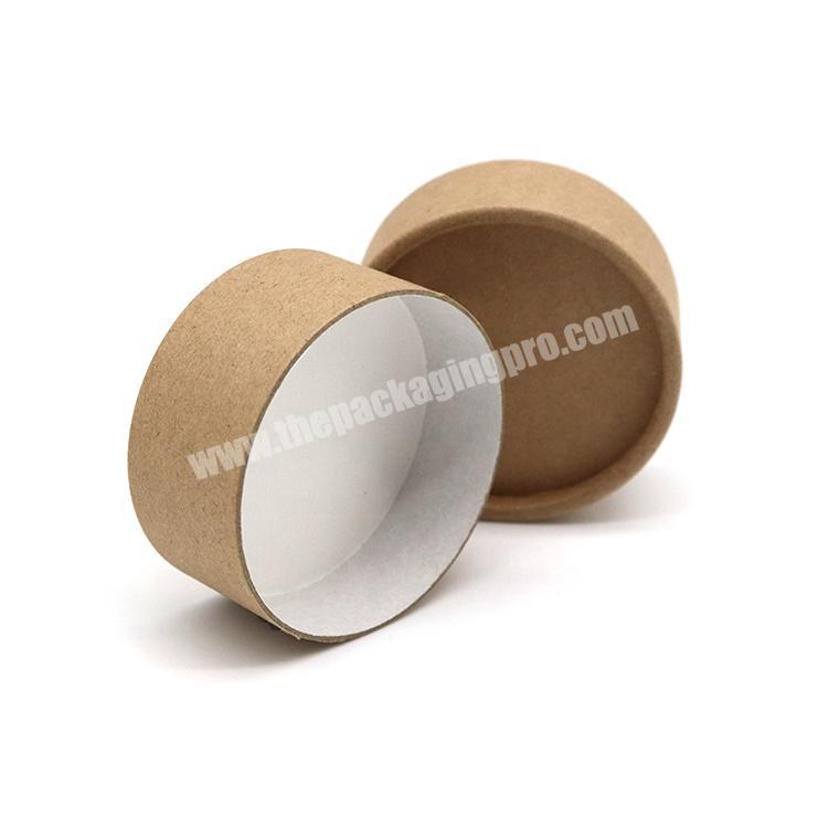 Custom Printed Tea Packaging Cardboard Container Biodegradable Round Paper Box For Oil Proof Tea Packaging