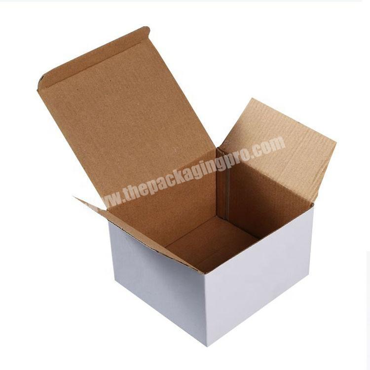 Custom Printed White corrugated box for gift packaging