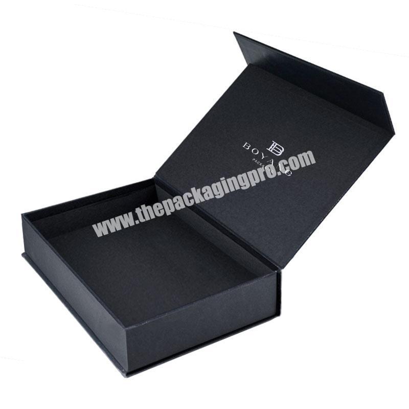 Eco Friendly Custom Foldable Rigid Cardboard Paper Flat Pack Packaging Magnetic Folding Gift Box
