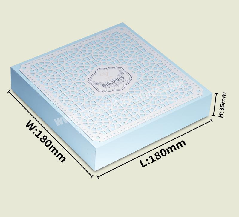 Custom Printing Rigid Folding Paper Box Designed Lid And Basd Paper Box Gift Box