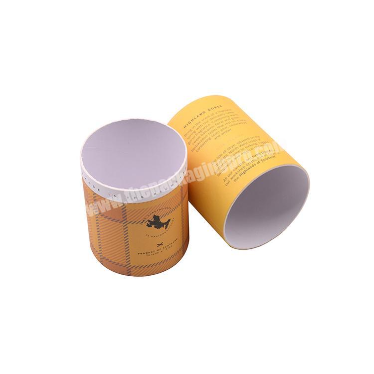 Custom Printing Small Product Paper Tube Box Perfume Jar Bottle Tube Box Kraft Paper Tube