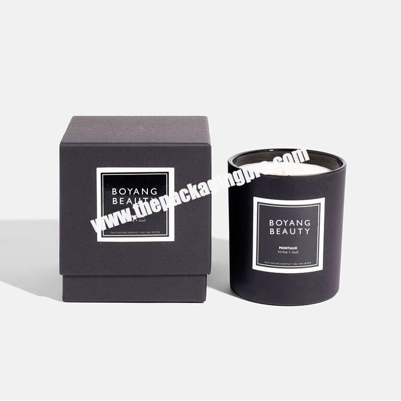 Wholesale Custom Luxury Rigid Paper Gift Packaging Candle Jar Boxes