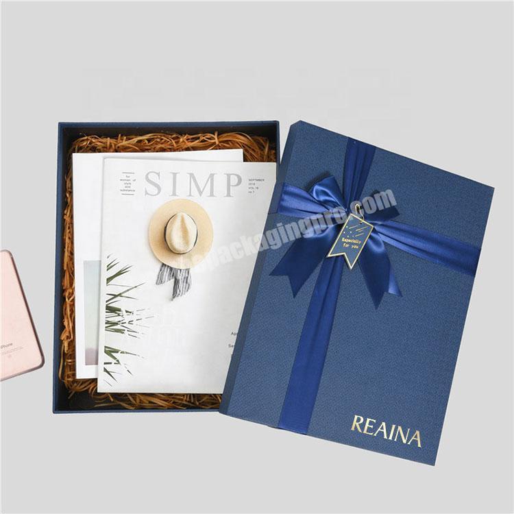 Custom Size Design Surprise Bow Cardboard Birthday Gift Paper Packaging Box