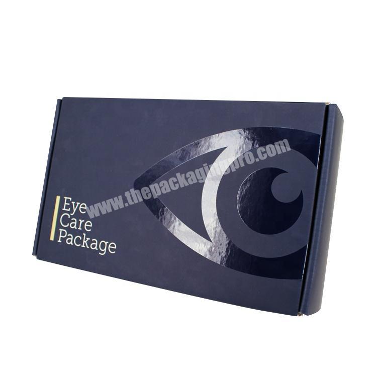 Custom Spot UV Swimming Glasses Sunglasses Shipping Paper Mailing Boxes Packaging for online shop
