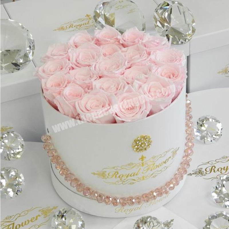 Custom best welcome fashion rose fashion attractive design beautiful flower box for flowers with custom logo love flower box