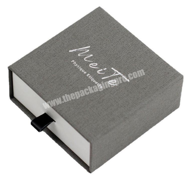 Custom caja de embalaje slide out match drawer cardboard paper gift jewelry packaging box