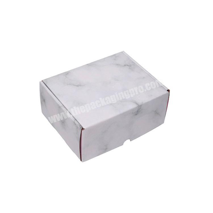 Custom caja de envio luxury durable surprise corrugated paper marble shipping boxes