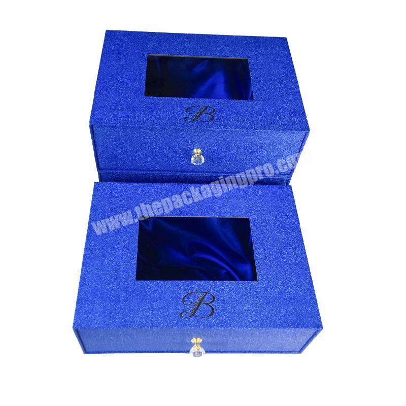 Custom cardboard hair extension box or bundle packaging boxes
