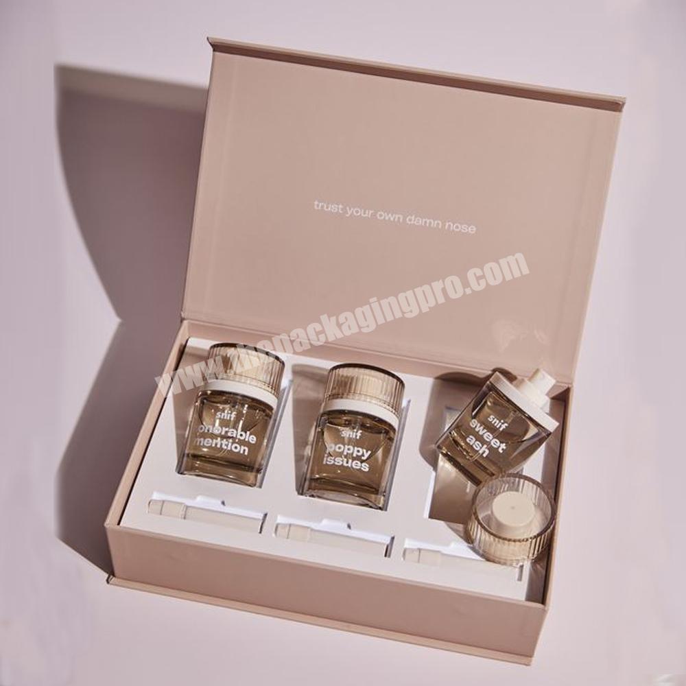 Custom cardboard magnetic design logo cosmetic perfume ever gift box luxury perfume box packaging empty perfume packaging boxes