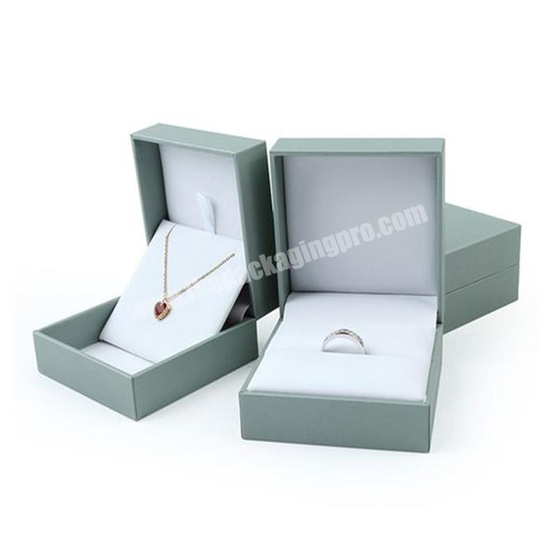 Custom cardboard paper small earring set organizer box jewelry gift case earrings ring storage display jewellery box