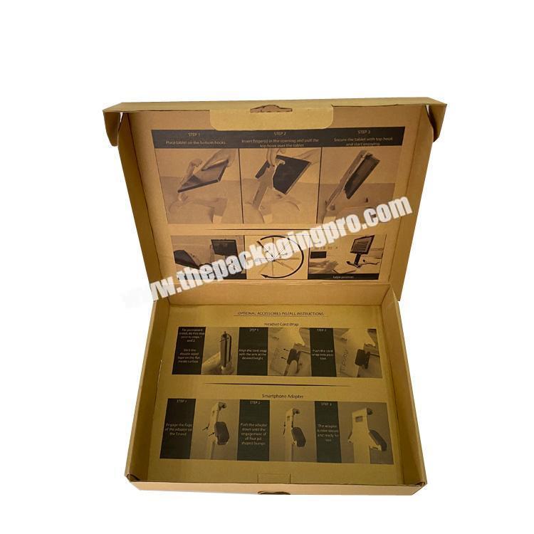 Custom color ECO friendly packaging corrugated shipping mailer box for shoes
