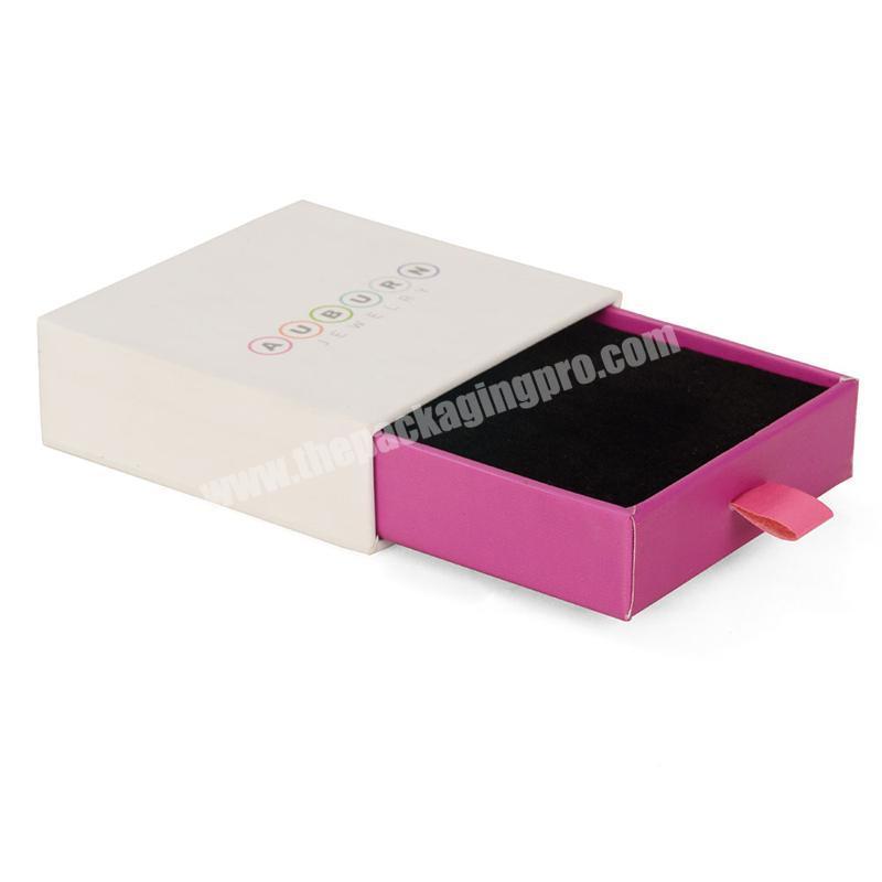 Custom cosmetic box packaging drawer box packaging lip gloss skincare drawer gift bag with handles